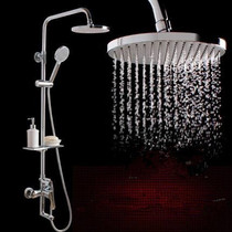 Nasr Dingming wall-mounted wall-mounted shower head suit Full-copper sprinkler head shower full package with lower water