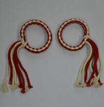 2020 new red and white ancient Muay Thai arm hoop eight rings auspicious ring Thai craft hand woven two-color arm ring