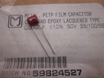Original Panasonic CBB Metallization film capacitor 8200pf50v 0 0082 uf50v 822 50V p = 5mm
