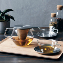 Spot Japan Imports KINTO HEAT RESISTANT GLASS CONICAL FILTER TEAPOT FLOWER TEA TEA TEA TEA TEA WARE