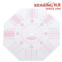 KEARING Coring multi-function cutting curve board built-in patch ruler seam gauge P808 Cropper