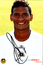 Brazilian national team member Filipe Augustos autographist photo IP Signature B