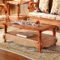Yō Shijiaji Rattan Tea Tea Table TEA TABLE STORAGE TEA TABLE LONG TEA TABLE SOLID WOOD TEA TABLE VINE ART FURNITURE