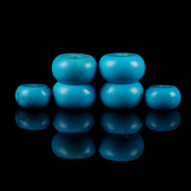 Imitation Blue Green Pine Stone Color Septer Abacus Beads Flat Bead Septer DIY Loose Pearl Buddha Pearl Accessories Diameter 8 * 5mm6 * 4mm