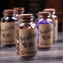 Fire paint seal sealing wax Candy color colorful cute Imported European star bottled wax particles 24 pieces of multi-color optional