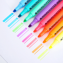 Sta Creative Triangle Pen Holder Color Fluorescent Pen Focus Mark Scribe Marker Pen Red Green Blue Yellow set of 8 colors