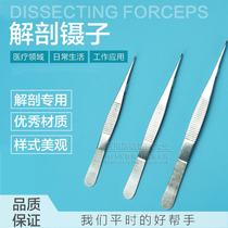 Stainless steel tweezers Straight thin pointed anatomical tweezers Maintenance tweezers 12 5cm-16cm