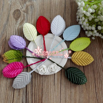 DIY simulation rose leaf wedding hair accessories decorative Garland material gold leaf colorful series Green Leaf flower Leaf leaves