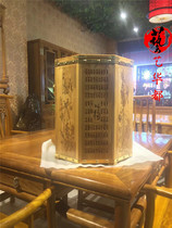 Mahogany furniture Sichuan Gold silk Nanmu Ye Zhennan kitchen rice bucket Ming and Qing classical rice bucket storage bucket