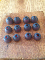 Bullet head double - color ear - ear gel sleeve into earbuds silicone sleeve DIY headphones headset silicone