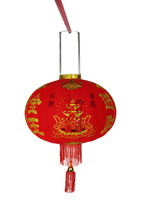 Haixin Buddha new home into the house red Jiqing housewarming festive lantern New flannel umbrella lamp