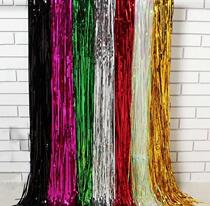 1*2M rain curtain wedding stage bar venue pull flower birthday party background wall decoration pull strip tassel tassel