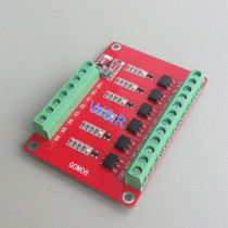 6-way solid state relay module high level trigger 48V 1A optocoupler isolation output level voltage conversion