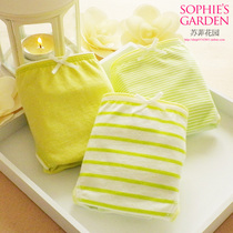 Cotton element pure cotton female underpants low waist 100% full cotton antibacterial student cotton triangular pants brief about breathable big code