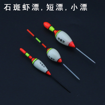 Stone speck floats with small floating and floating in a shallow water rafting of a small fish river and shrimp white crucian carp short foot tail floating and adrift.