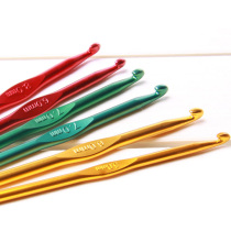 7 0cm Aluminum Alloy Oxidation Single Head Crochet Hook Needle Metal Crochet needle Colorful Crochet Knitting Tool DIY Hat Crochet