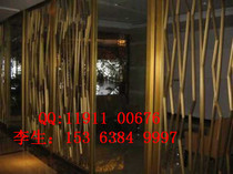 Rose-drawn Rose Gold Chinese screen stainless steel decorative screen plated rose gold