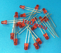 Special Price led 3MM red red bright 3MM LED red bright short foot F3 Red