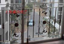 Shanghai Villa Guardrails Railing Balcony Iron Art Guardrails Stairs Balcony Fencing High Temperature Galvanized Professional Customisation