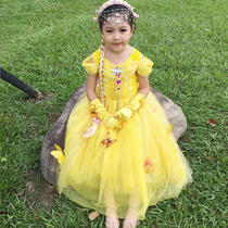 Halloween New puff dress Christmas New Years Day girl dress girl princess snowy party dress woman