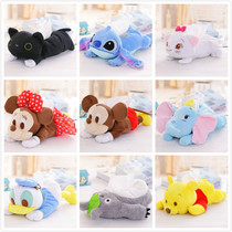 Creative cute cartoon plush doll tissue box set living room household tissue cover tissue towel box draw car tissue box