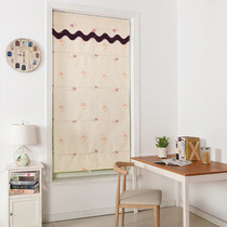 Spring South Roman curtain roller curtain curtain blackout living room bedroom study lifting partition doors and windows