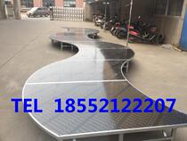 S-shaped special-shaped stage table round hotel wedding catwalk hotel dance bench foldable can be customized factory direct sales