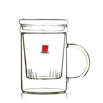 A house of kiln heat - resistant glass tea with a three - piece glass cup glass cup