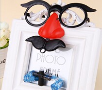 Blow-in-eyes wide nose glasses blow the whole demagogic and funny Yiwu showy source hot sell