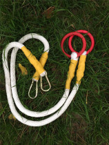 Ring thick safety rope ring home fitness ring pull up pull up with rope iron ring Outdoor
