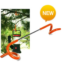 Outdoor multifunctional tent light adhesive hook stainless steel thick camping light frame tent S adhesive hook bold two-way spiral