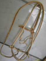 Horse head strong and durable pure first layer cowhide production equestrian supplies reins old models are particularly practical to lead the bridle