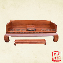 Burmese rosewood Luohan bed Chinese mahogany Luohan bed Classical solid wood Luohan bed Mahogany furniture thickened single board