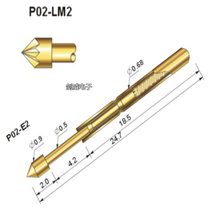 Huarong probe P02-LM2 Diamond Head test pin 0 68mm probe PCB spring needle ICT thimble thimble