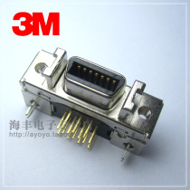 Original 3M connector 3M 10214-52A2PL 14P connector socket gold plated elbow