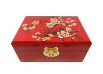 Traditional Featured Crafts Wedding Gifts Wedding Gifts Wedding Gifts Lacquerware First Accessories Box Dressers for hundreds of years Good Hop-Red