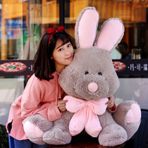American rabbit Bonnie rabbit long-eared rabbit doll doll Large plush toy ragdoll gift for girl girlfriend