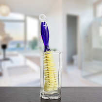 KM Nylon washing Cup brush bottle brush thermos cup brush cleaning brush Cup household bottle brush bottle bottom brush blind corner brush
