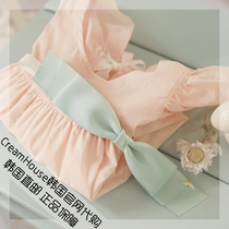 (CreamHouse) Korean sky blue bow baby girl baby hair band