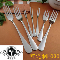 Fork stainless steel main fork fruit fork creative dessert moon cake snack salad fork children's fork 4