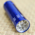 9LED light flashlight mini small flashlight send 3 No 7 batteries custom gift logo