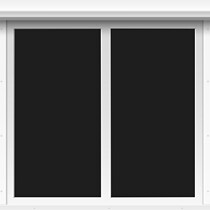 Glass film insulation sun protection opaque cellophane self-adhesive back adhesive black opaque light shading sticker window