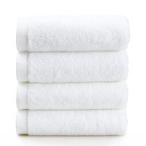 Five-star hotel SPA pedicure beauty salon padded cotton spiral pure white towel absorbent face single strip