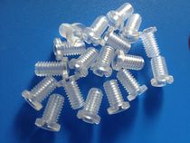  (M6*10)Hollow screw Transparent screw Plastic hollow screw LED wiring screw PC screw