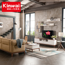 Jianwei special offer New Nordic solid wood whole house 20-piece living room Dining room bedroom second bedroom environmental protection furniture package