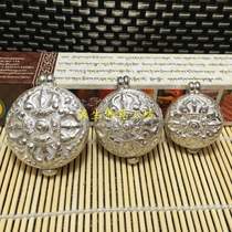 Fate Buddha from Nepal imported 925 sterling silver cross Vajra Pestle hand carved garu box medium