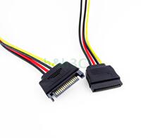  Computer SATA power cord extension cable 15P male to female serial solid state drive power cord extension cable 50CM