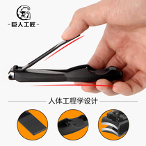 日本不锈钢指甲刀套装防飞溅大号脚趾甲剪刀家用指甲钳指甲剪