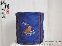 Embroidery thickened Tibetan Youth Eyebrow Bird Cage Clown boutique cage cloth round cage shrouded windproof and warm set to make bamboo bird cage