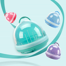 Baby bottle storage box with lid dust drain baby bottle box for baby tableware portable storage box